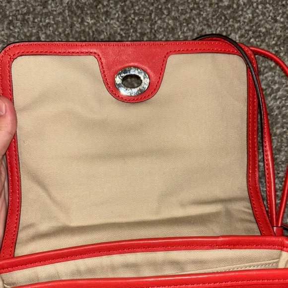 Coach Red Leather Crossbody Bag - Picture 6 of 12